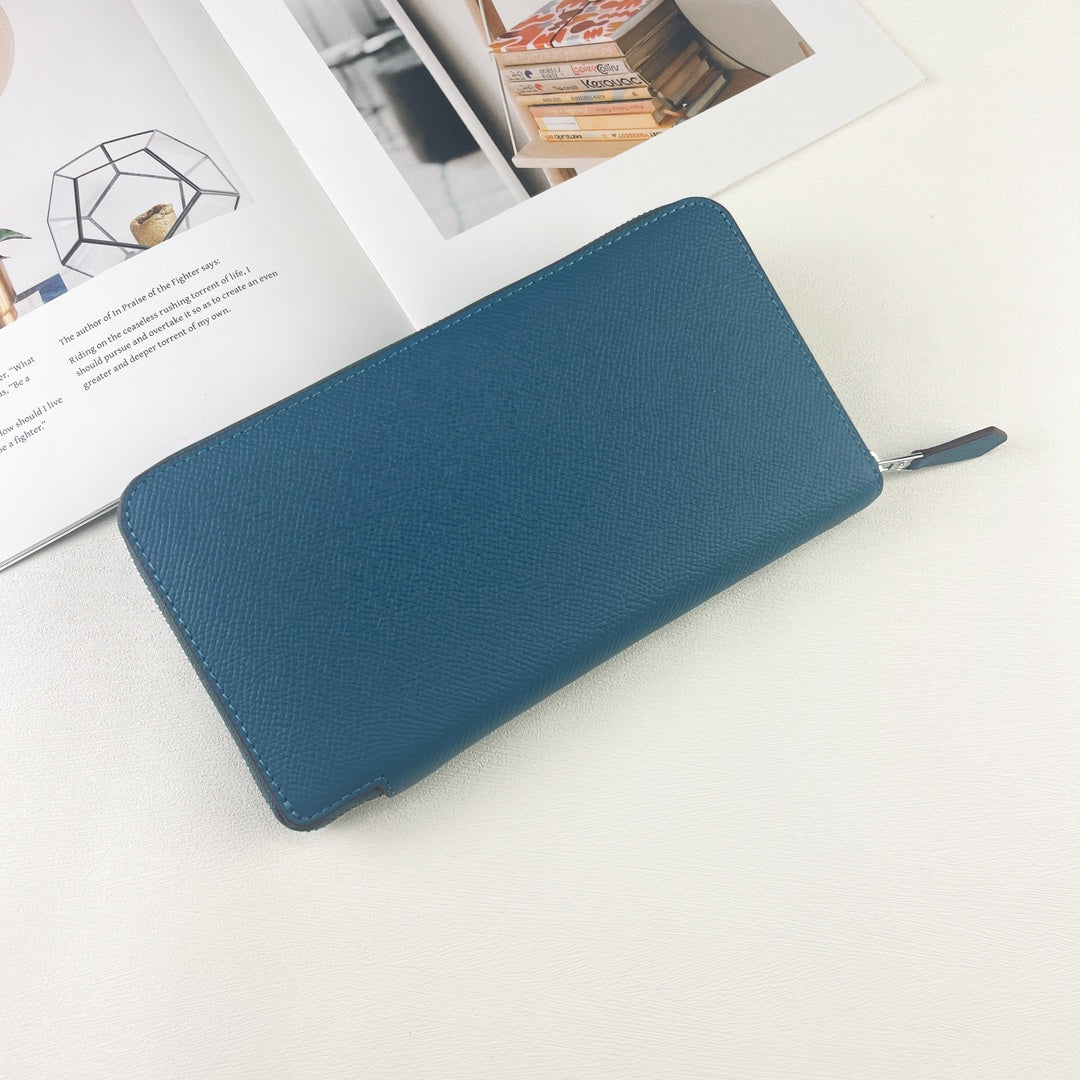 H Silk'in empson-Barenia leather wallet size : 20x11.5x1.5 cm