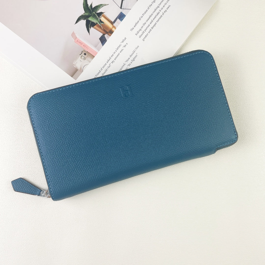 H Silk'in empson-Barenia leather wallet size : 20x11.5x1.5 cm