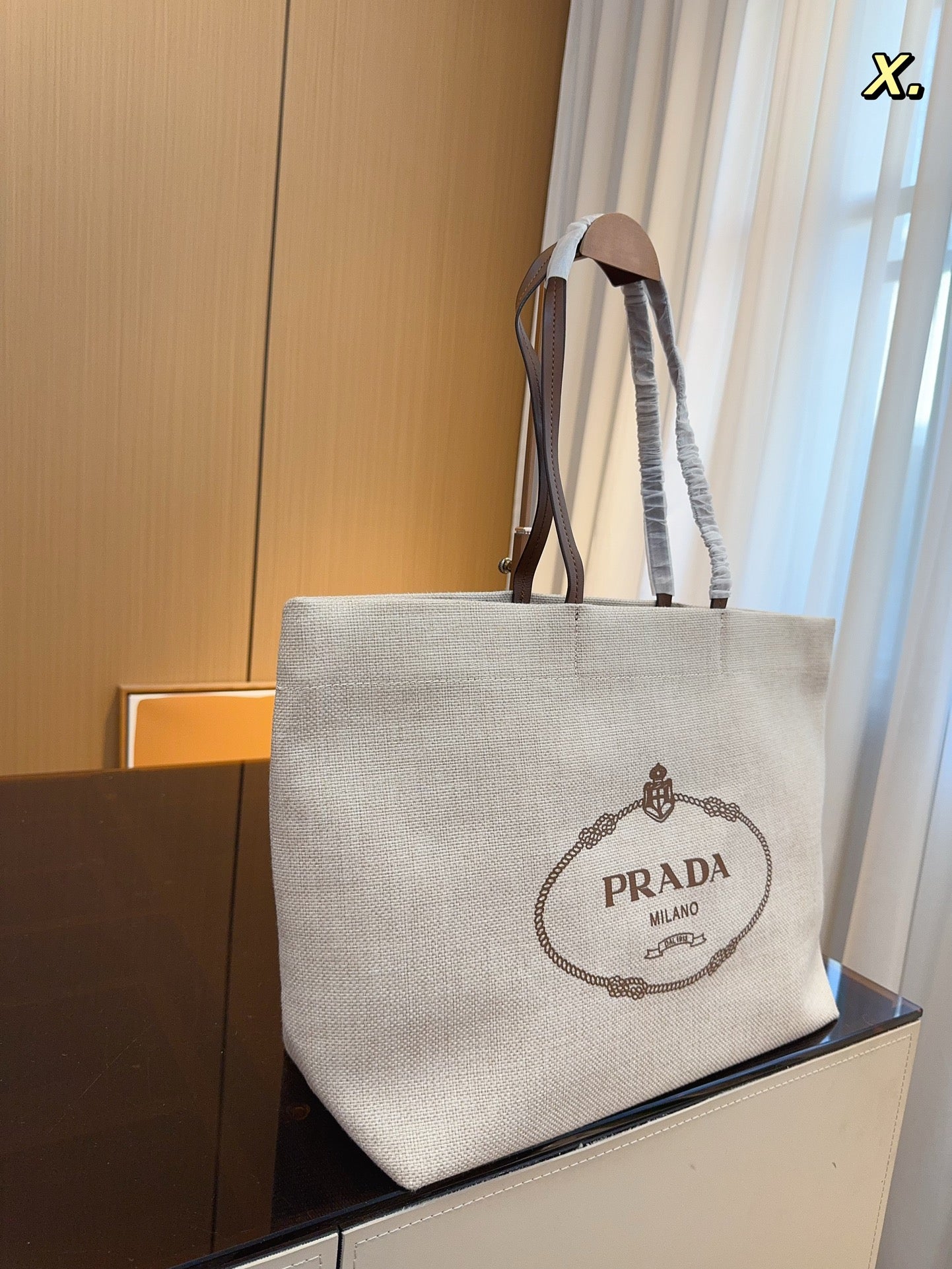 Pra Re-Nylon new arrival tote bag size : 37*16*30cm