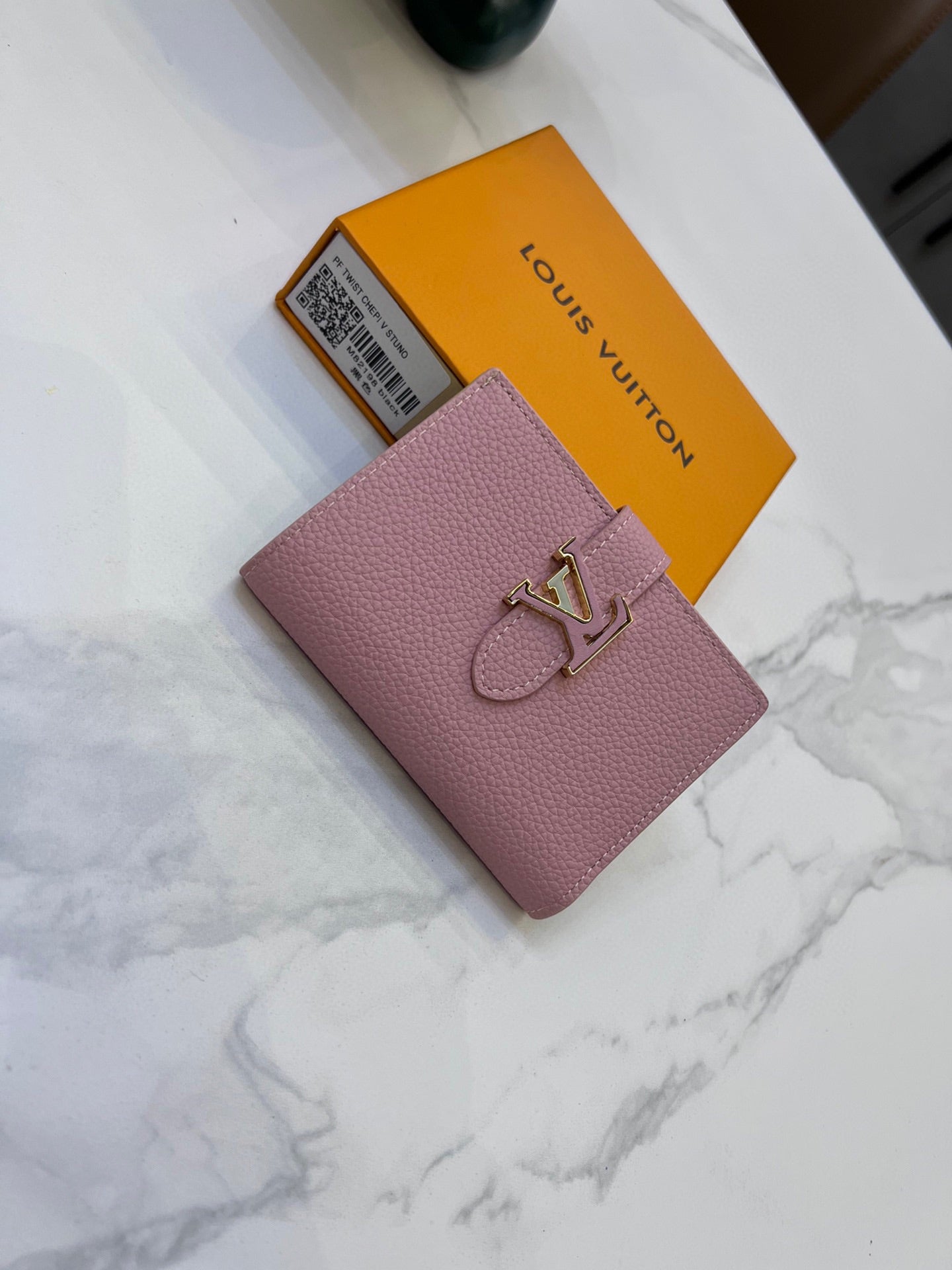Louis Vertical CP Taurillon leather wallet size : 9*12*10 cm