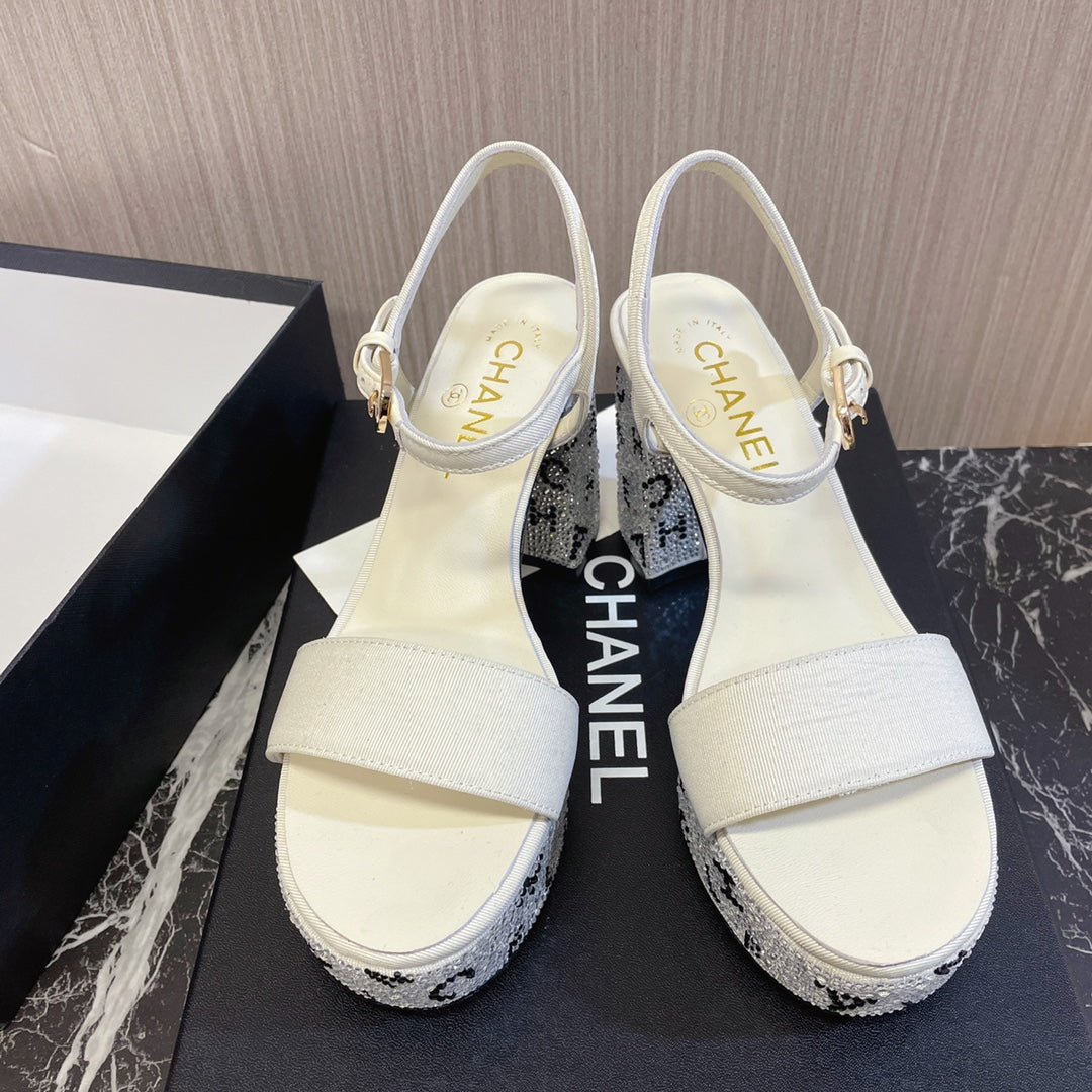 cc new arrival women shoes heels 7.5cm