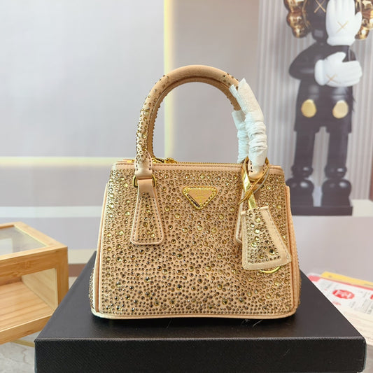 Pra new arrival blingbling bag size; 23*10*16cm