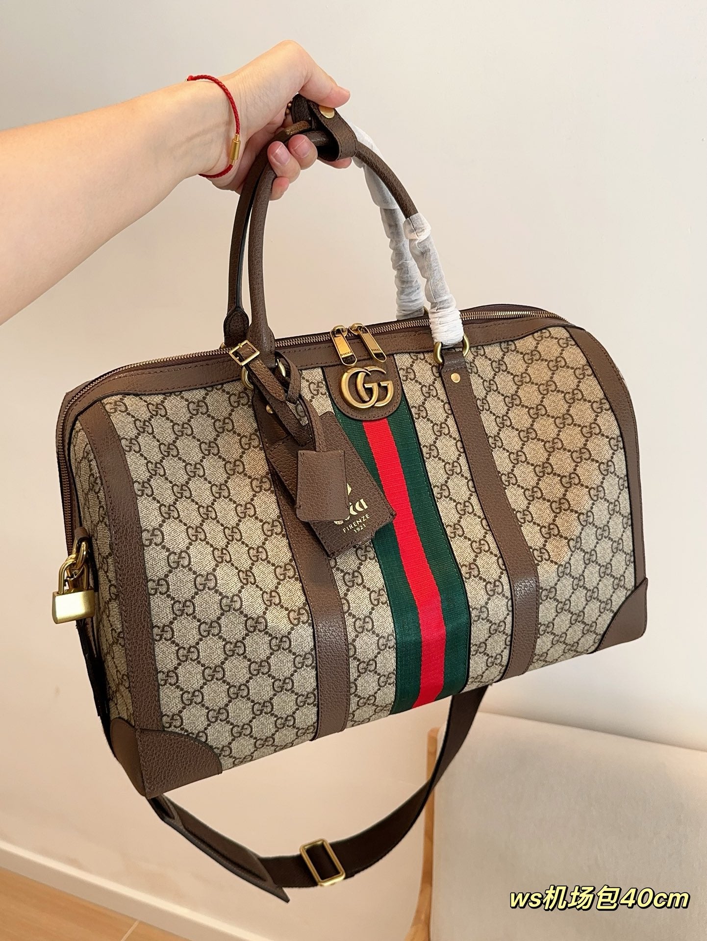 GG new arrival Savoy travel bag size: 44×28×24 cm