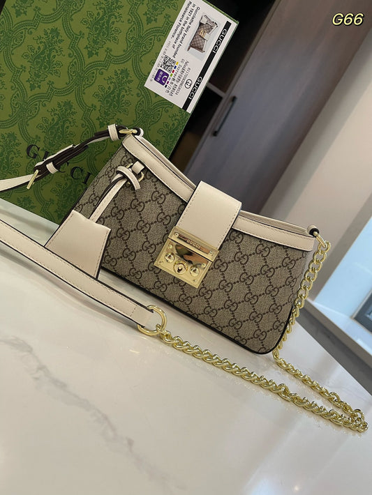 GG new arrival Padlock bag size: 25*13cm