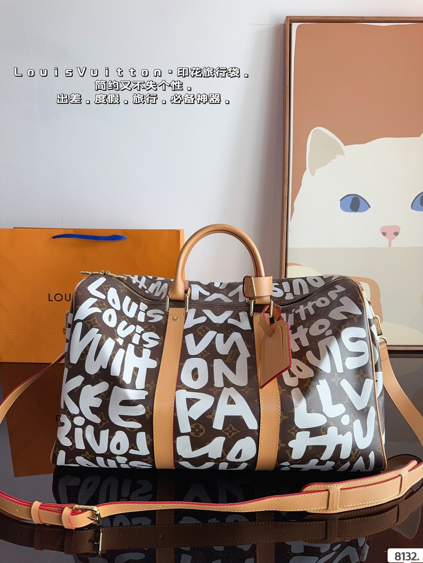 Louis new arrival keepall bag size: 45*22*27 cm