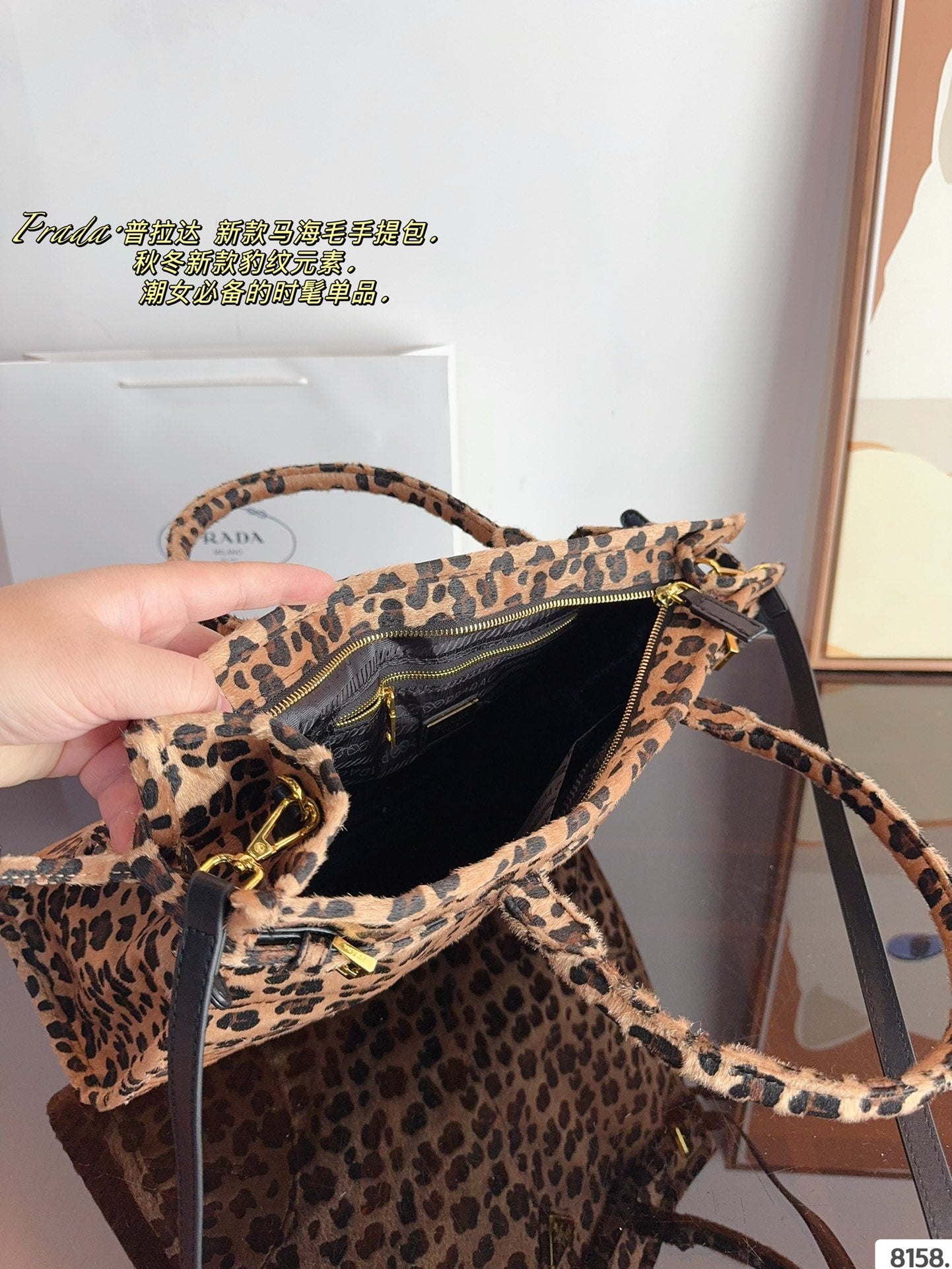 Pra new arrival tote bag size:38*12*29cm