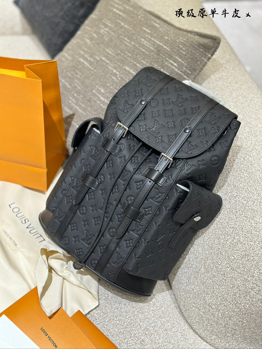 louis new arrival leather backpack bag size:33*43 cm