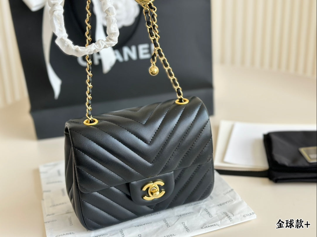 Cc new arrival chain gold ball bag