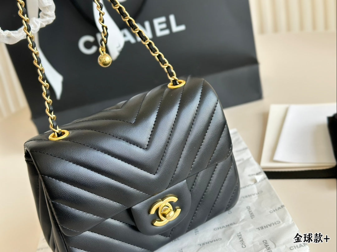 Cc new arrival chain gold ball bag