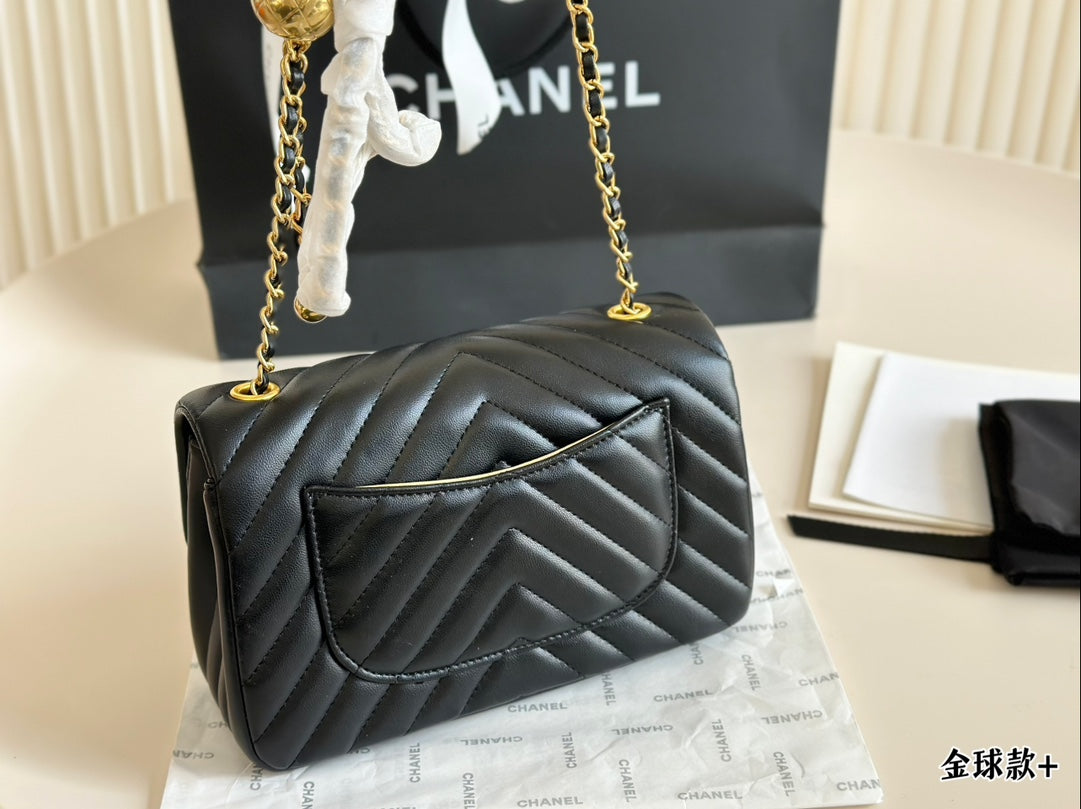 Cc new arrival chain gold ball bag