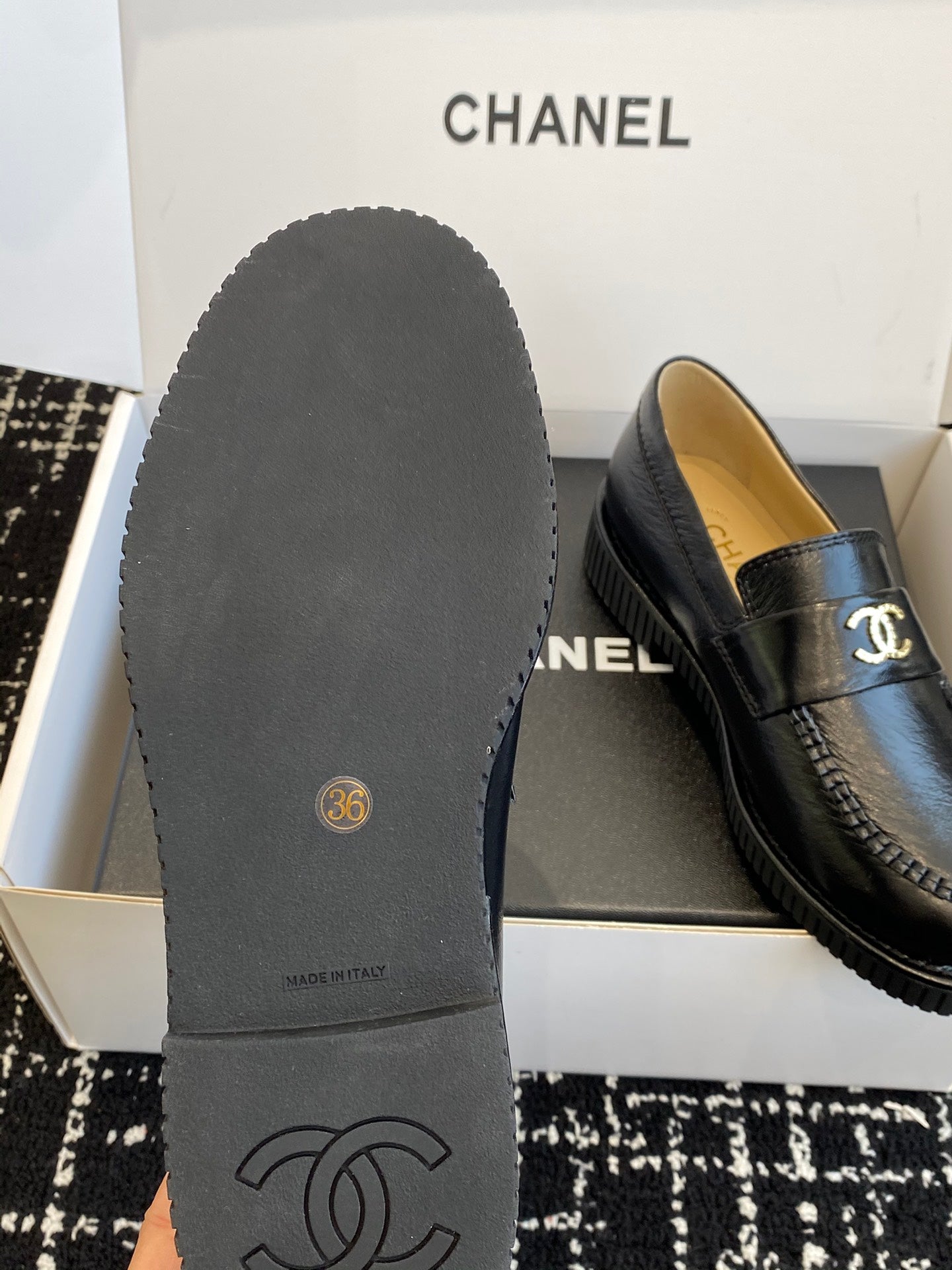 Cc new arrival 24ss women Loafers shoes