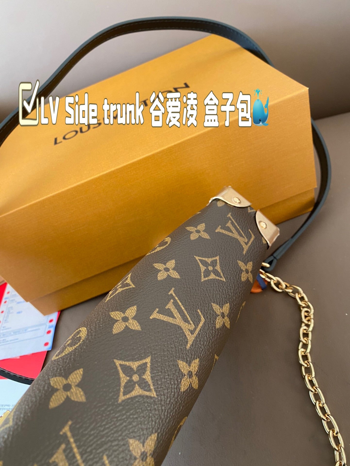 Louis new arrival 2025 Side trunk bag size: 23*12 cm