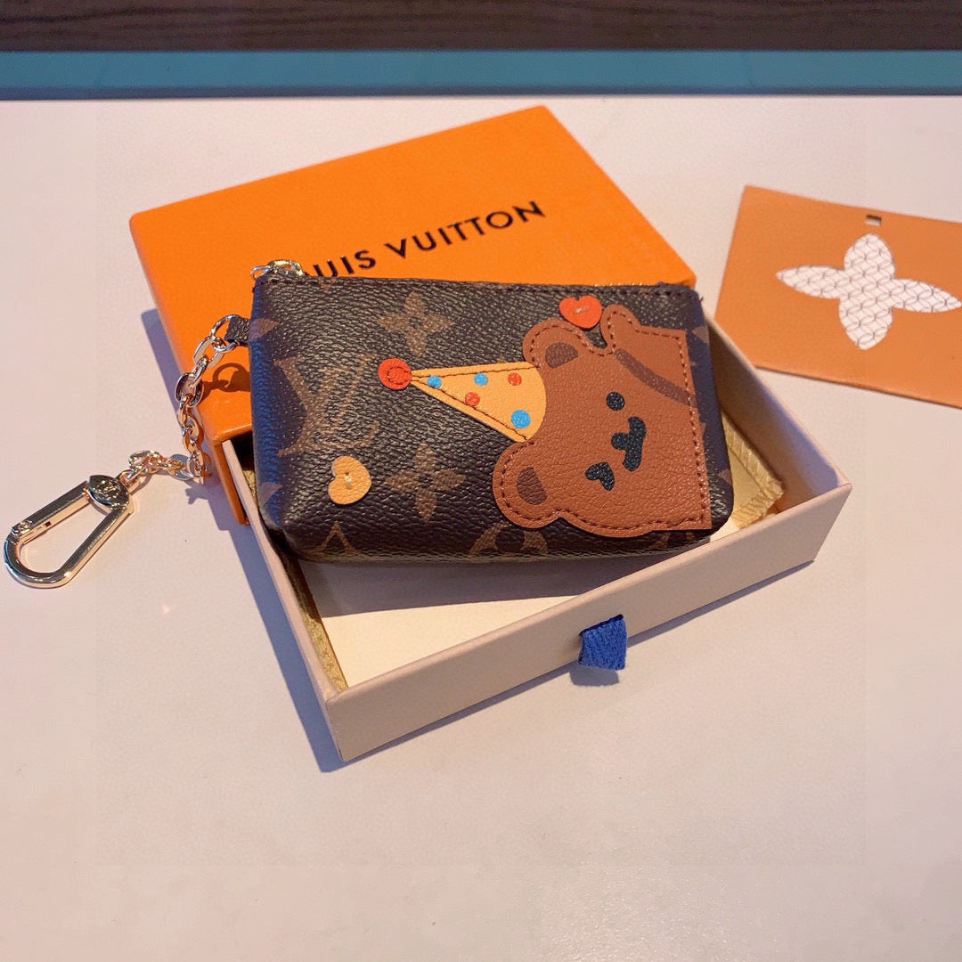 Louis new arrival coin earphone bag wallet