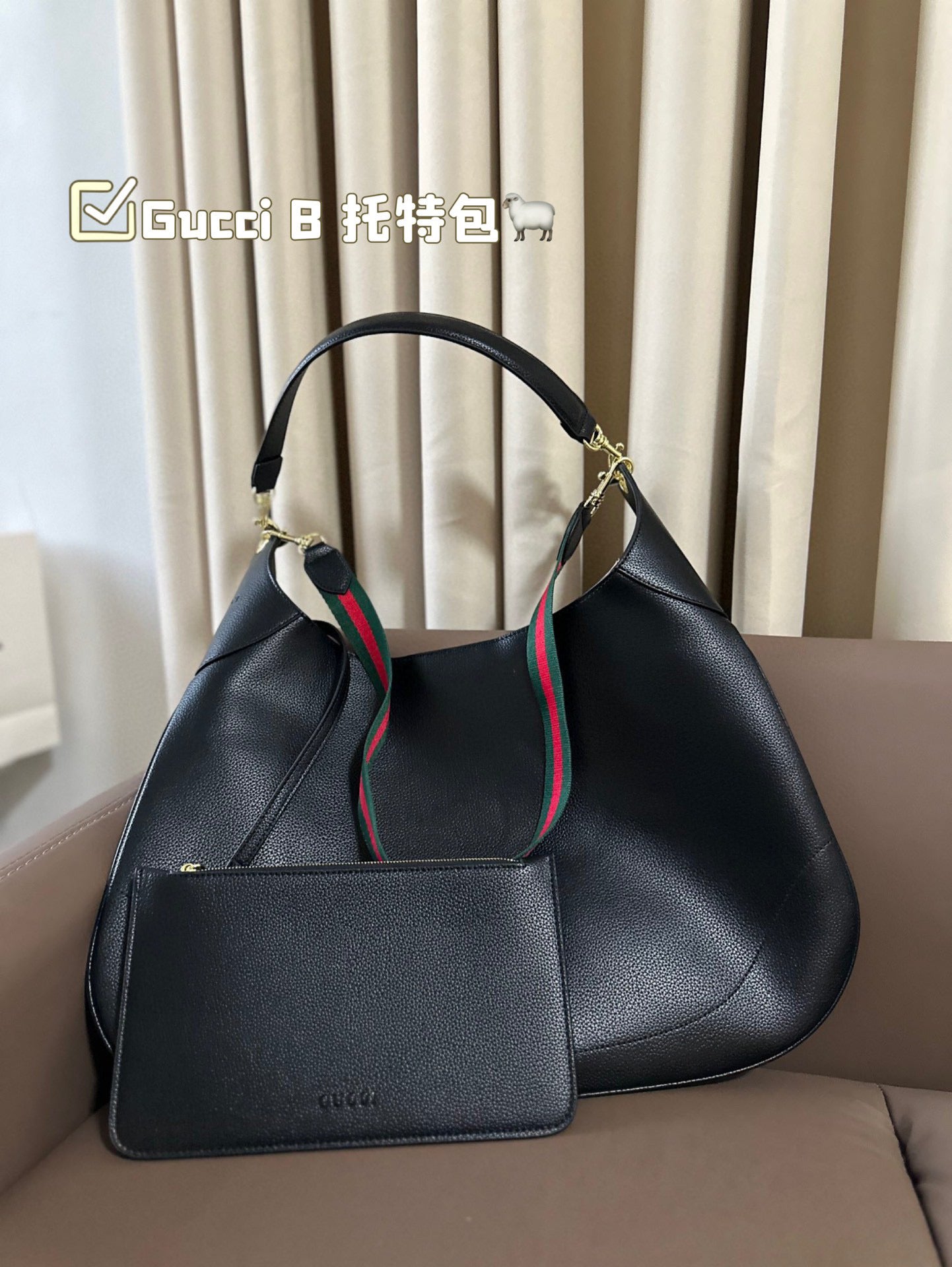 GG B new arrival tote bag size:  50*32 cm