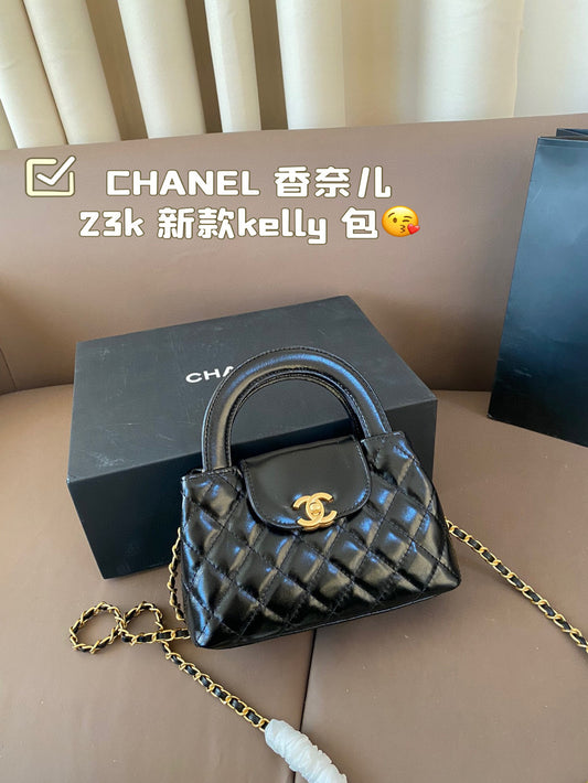 Cc new arrival 23k kelly bag size: 19*13 cm