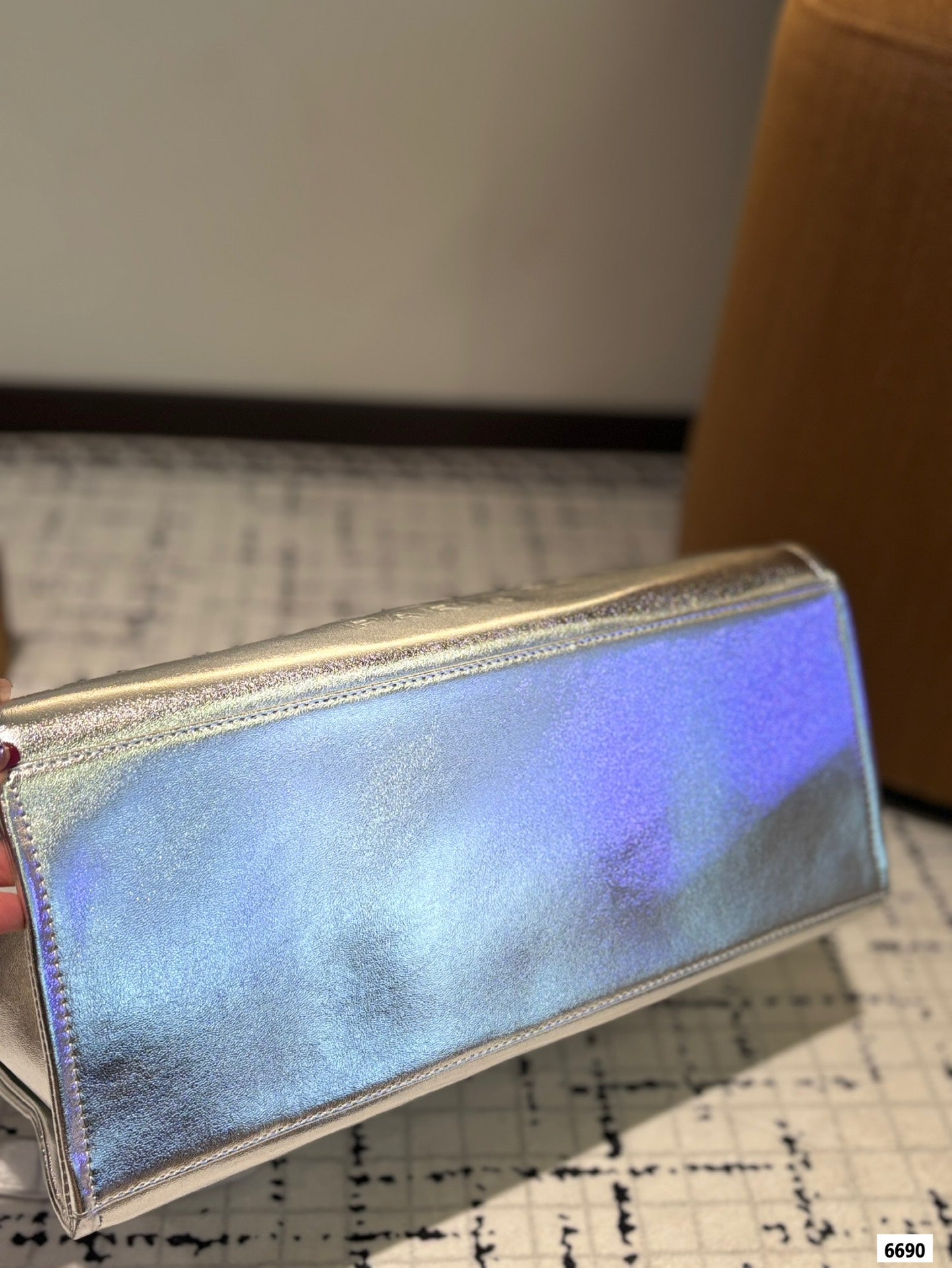 Cc new arrival tote bag gold silver size:36*30 cm