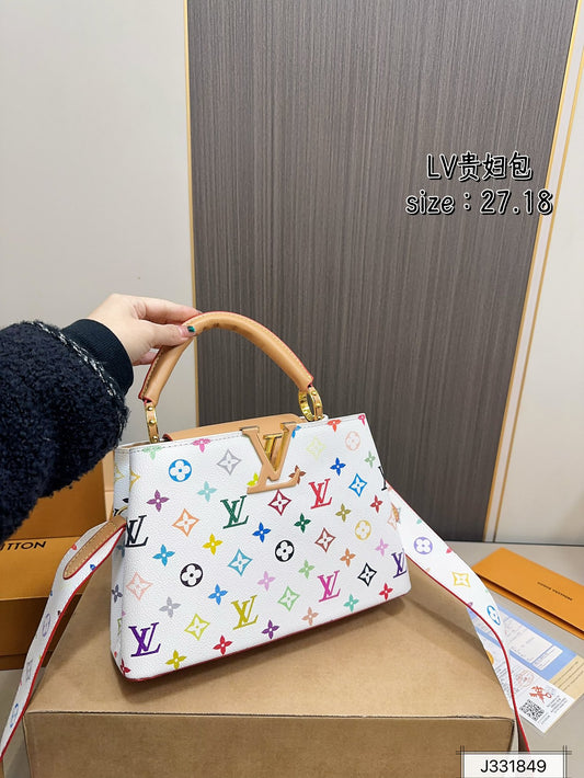 Louis new arrival 2025 capucines bag size:27*18 cm