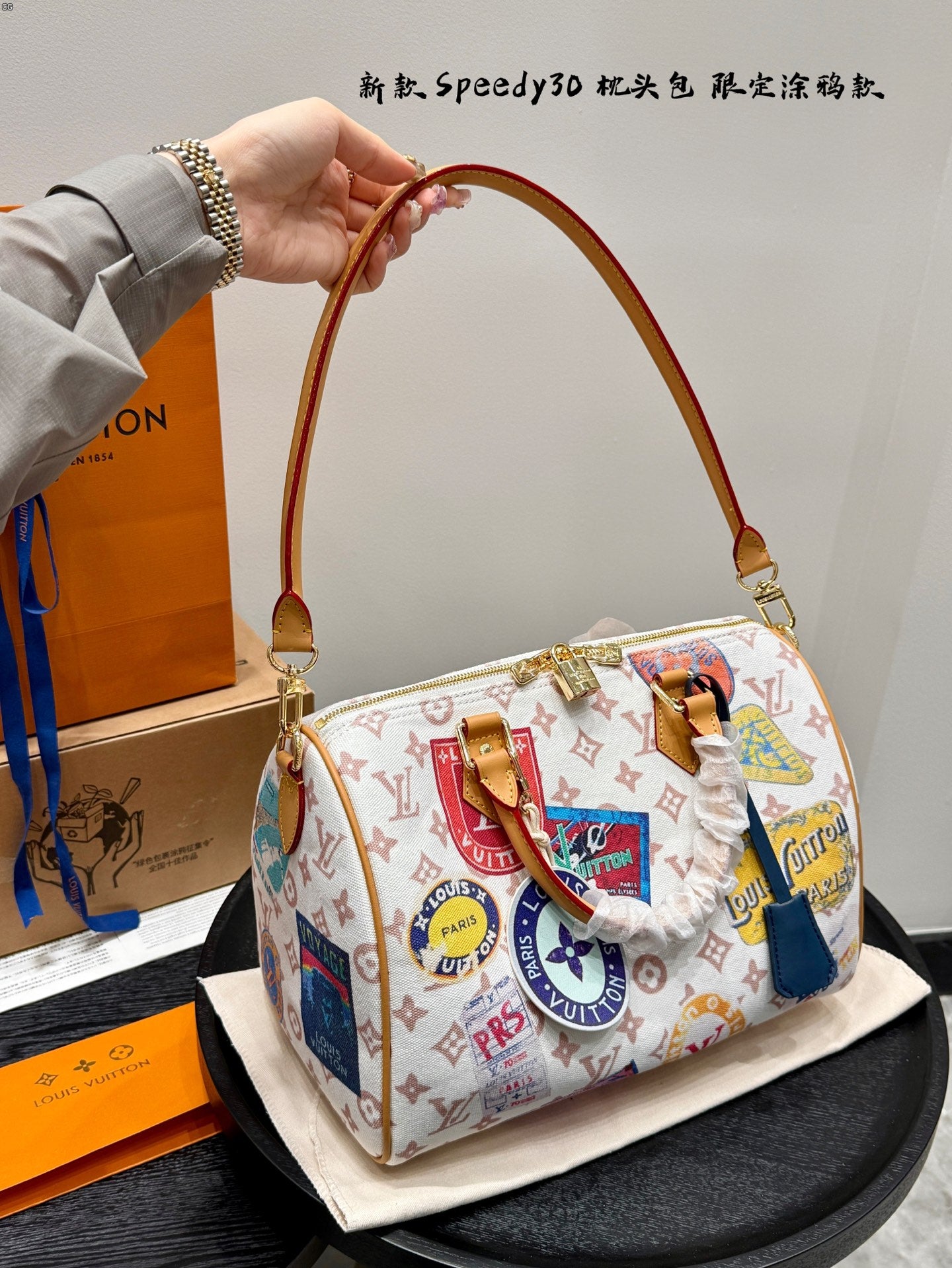 Louis new arrival speedy 30 bag size: 30 cm