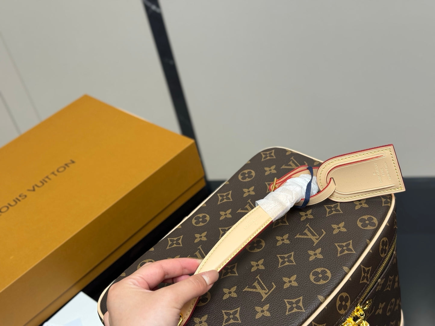 Louis new arrival make up bag size:30.21cm