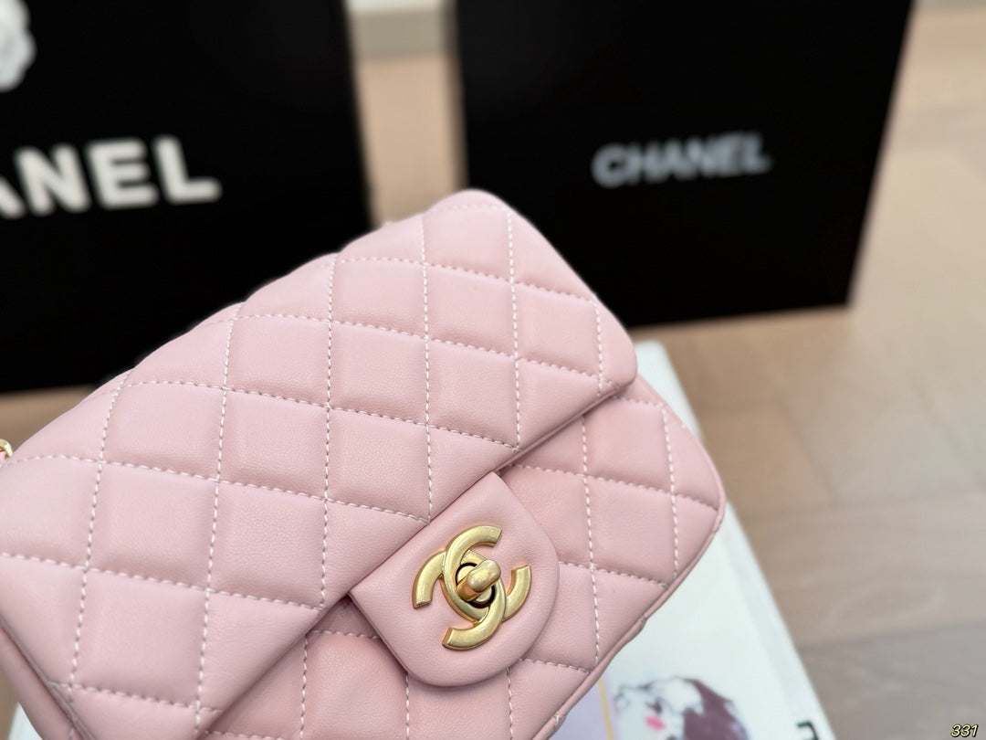 Cc new arrival pink gold ball chain bag