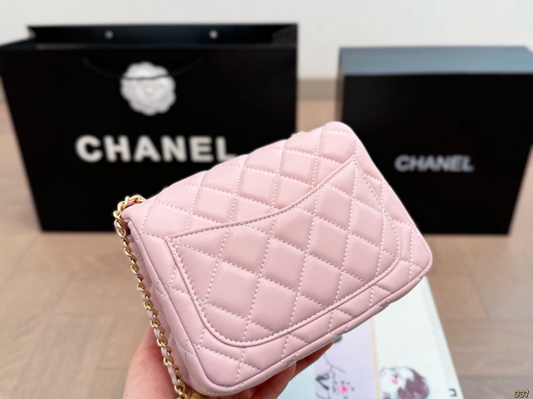 Cc new arrival pink gold ball chain bag