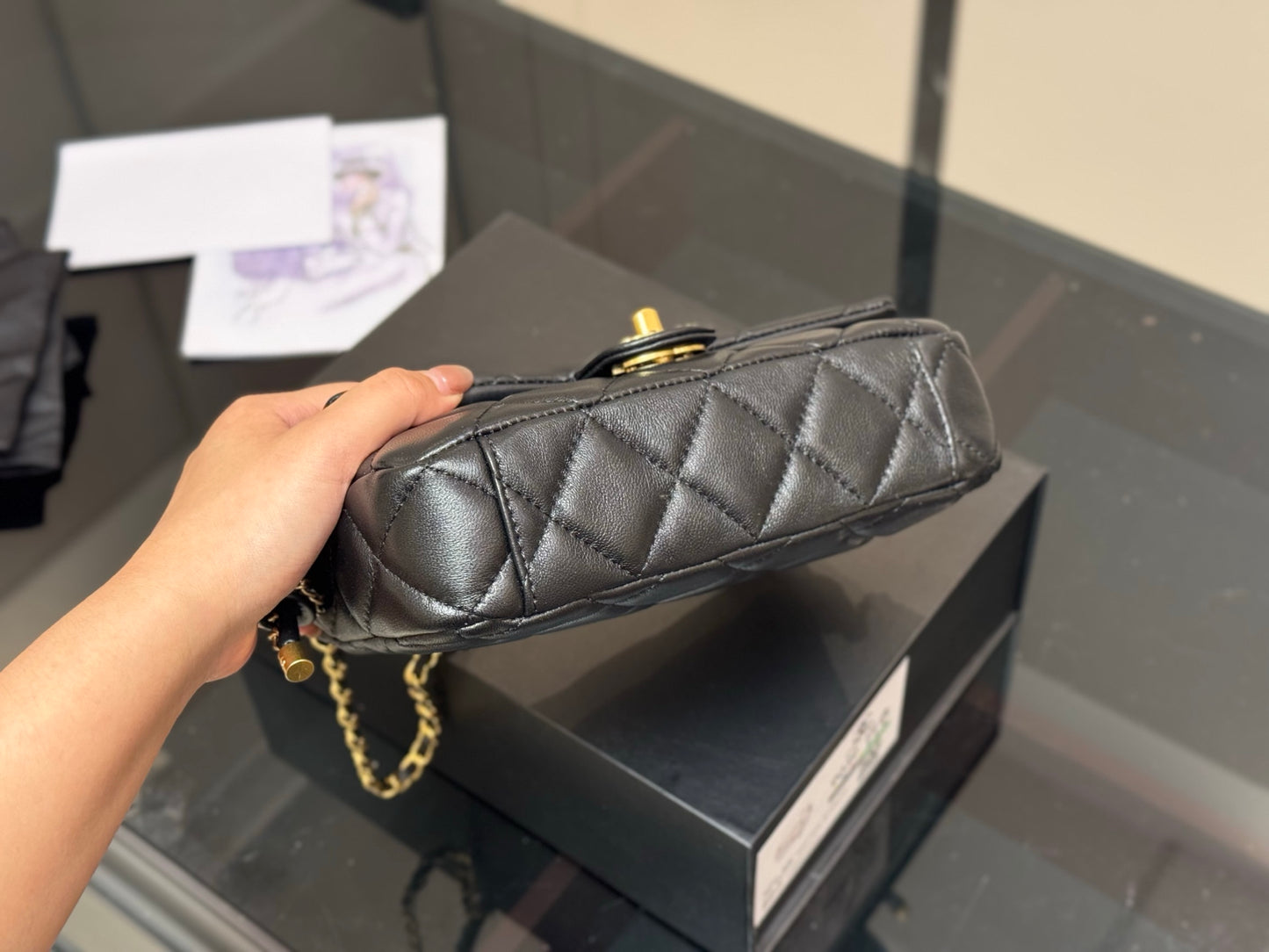 Cc new arrival woc chain bag size: 21*15 cm