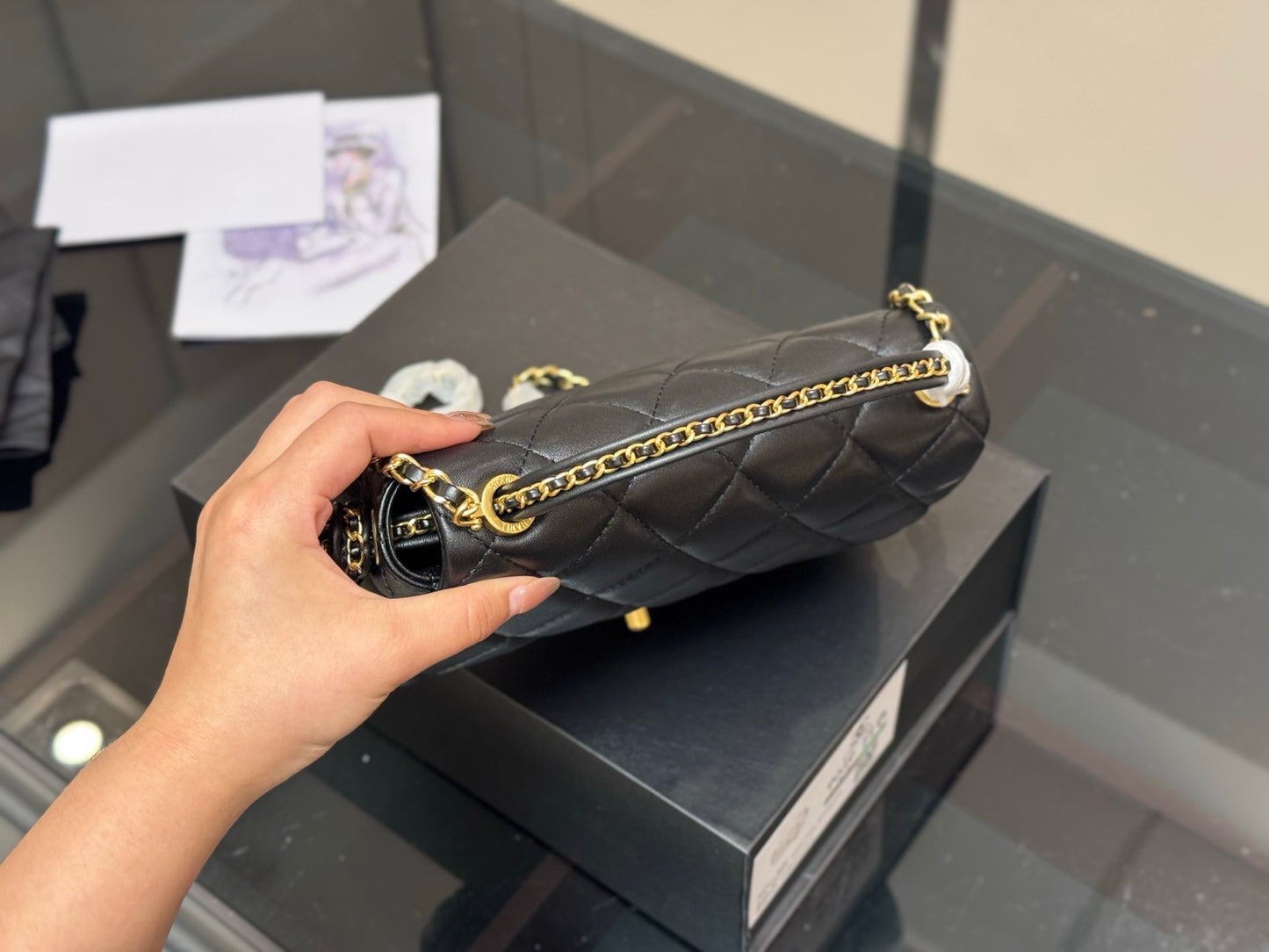 Cc new arrival woc chain bag size: 21*15 cm