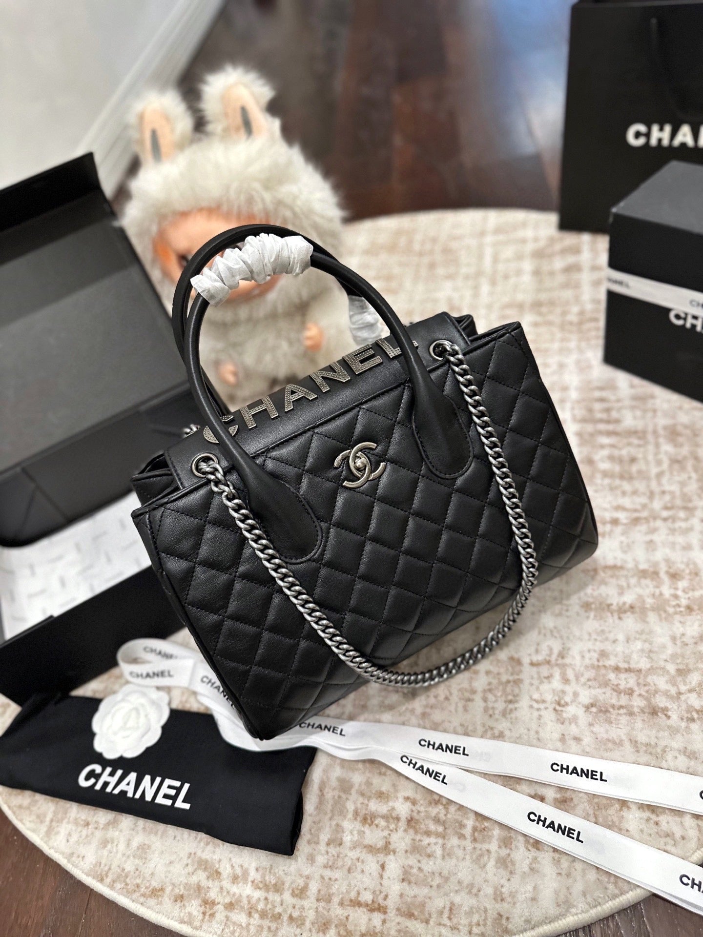 Cc new arrival vintage tote bag size:34 cm