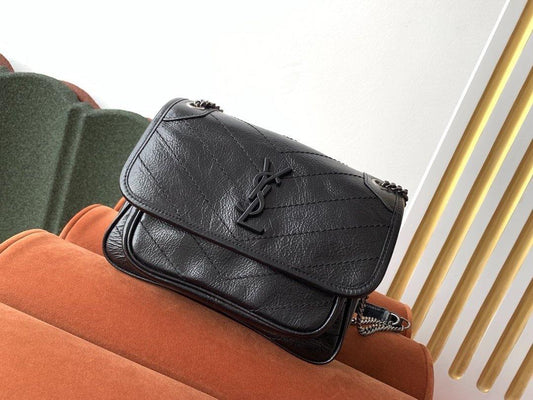 Y Niki Medium Vintage Leather Bag