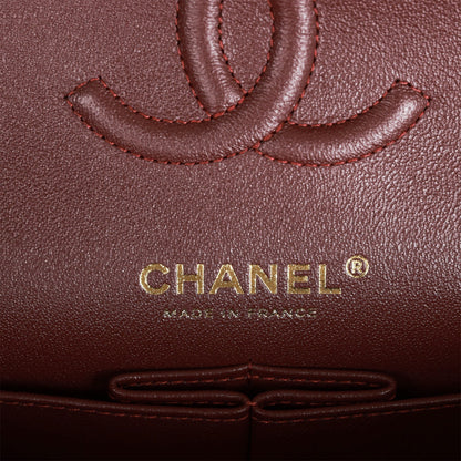 CC Small Classic Double Flap Black Caviar Gold Hardware