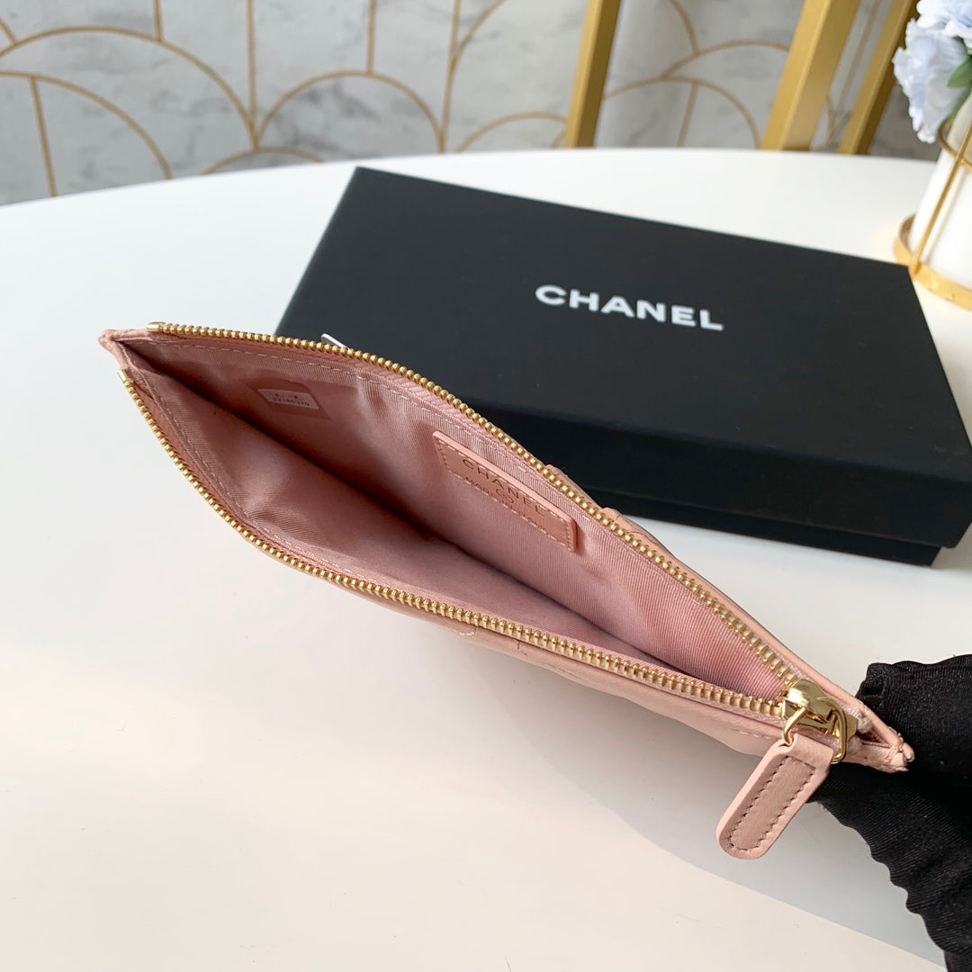 cc 19 Matelasse Phone and Card Case Pink Bag For Women 19cm/7.5in
