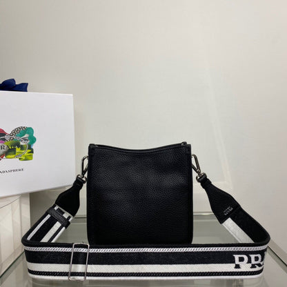Pra Mini Shoulder Bag Black For Women, Women's Bags 7.9in/20cm