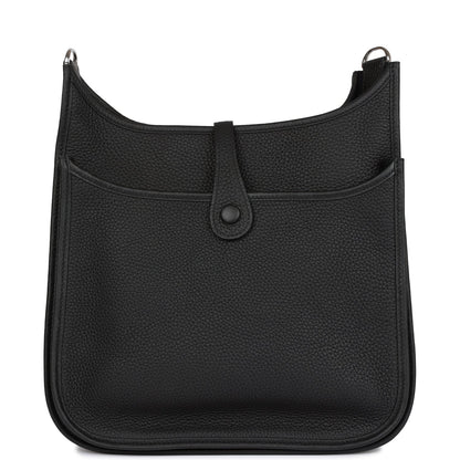 H Evelyne III PM Black Clemence Palladium Hardware