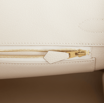 H Birkin 30 Craie Togo Gold Hardware