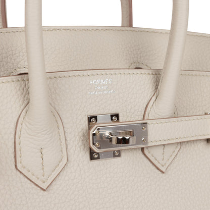 H Birkin 25 Beton Togo Palladium Hardware