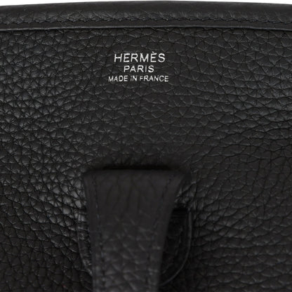 H Evelyne III PM Black Clemence Palladium Hardware