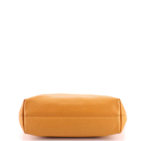 CC Vintage Open Tote Caviar Small