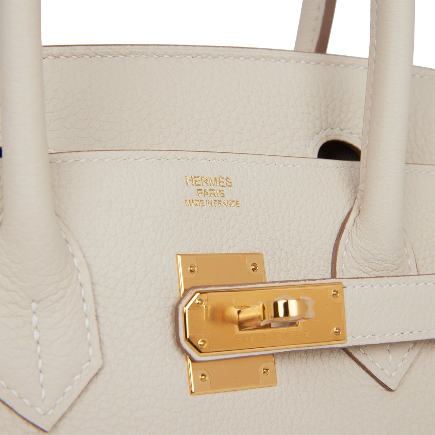 H Birkin 30 Craie Togo Gold Hardware
