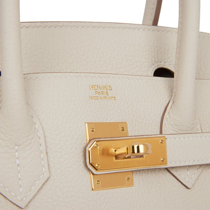 H Birkin 30 Craie Togo Gold Hardware