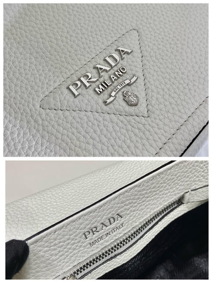 Pra Shoulder Bag White For Women, Women's Bags 8.6in/22cm