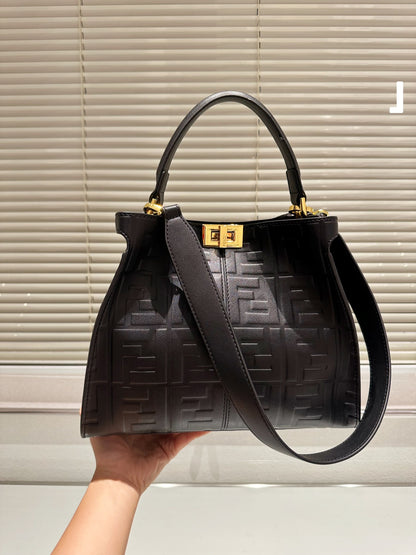 Fen new arrival PEEKABOO tote bag size; 30 * 25cm