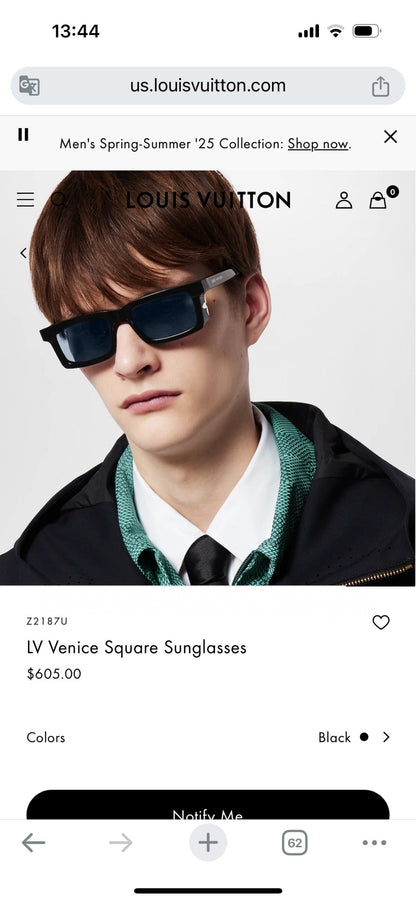 Louis Eyewear SIZE: 51-21-140