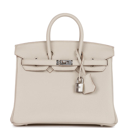 H Birkin 25 Beton Togo Palladium Hardware