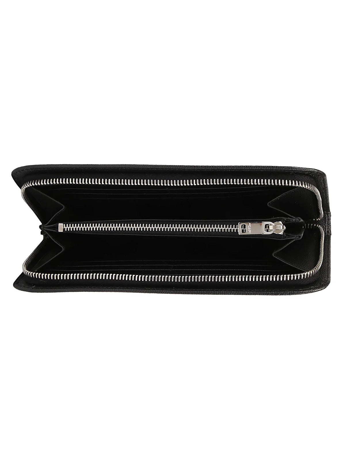Y Zip Around Wallet in Grain de Poudre Embossed Leather