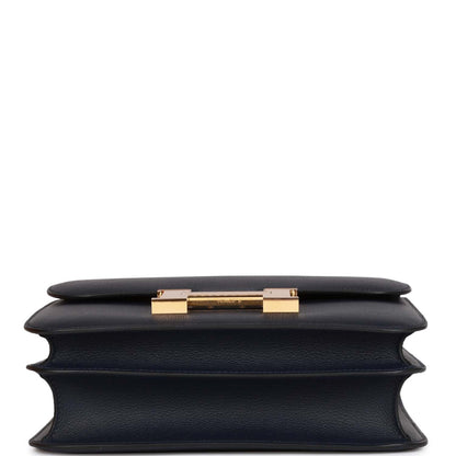 H Constance 24 Bleu Nuit Evercolor Gold Hardware