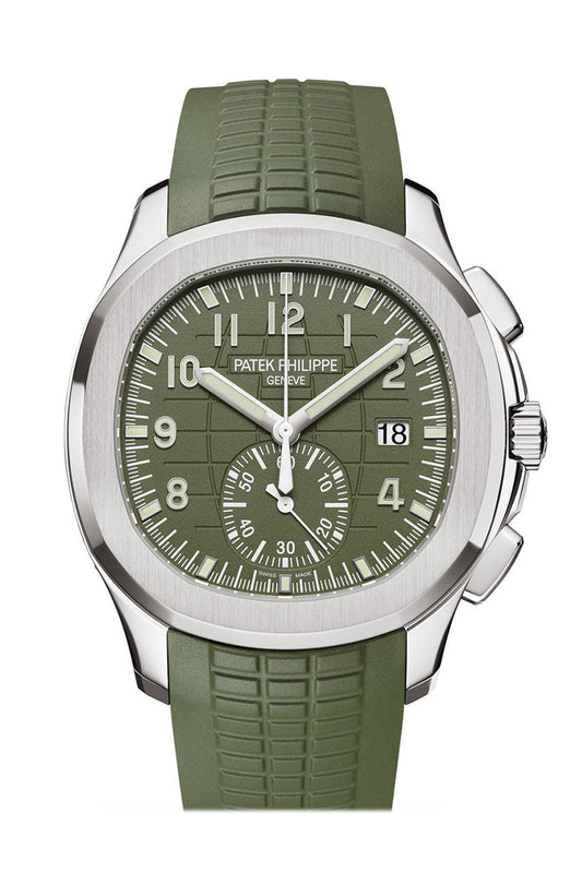 PP Aquanaut Khaki Green Mens Watch 5968G-010
