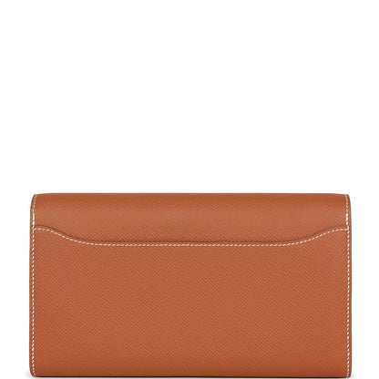 H Constance Wallet To Go Gold Epsom Gold Hardware