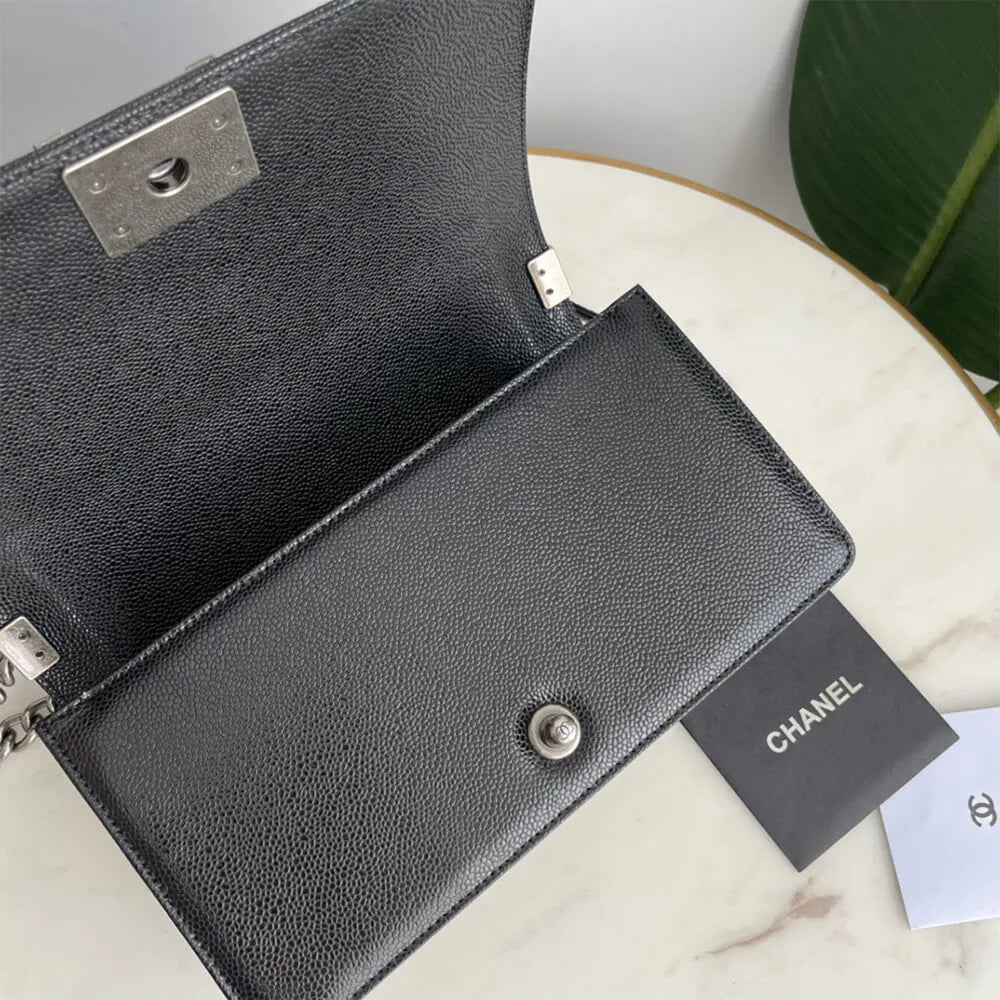 BOY CC HANDBAG CAVIAR LEATHER