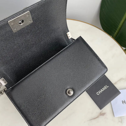 BOY CC HANDBAG CAVIAR LEATHER