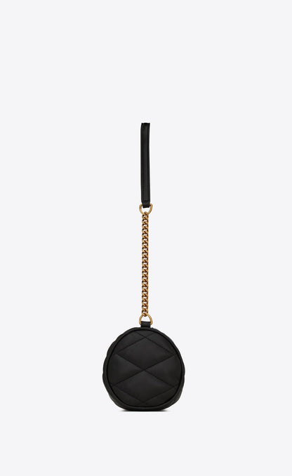 Y Sade Small Tube Bag In Quilted Lambskin